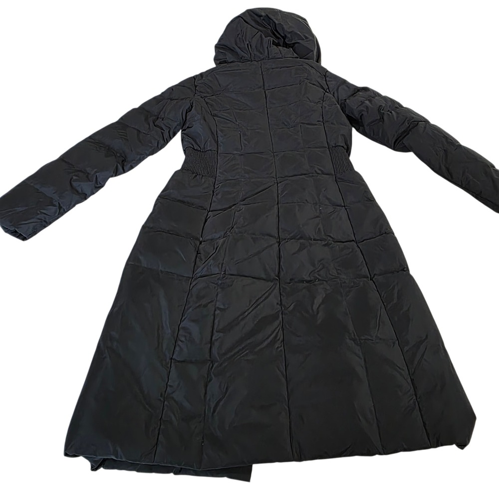 Cole Haan Hooded‎ Puffer Coat Womens Black XS/TP Full Zip Down & Feathers - Picture 2 of 15